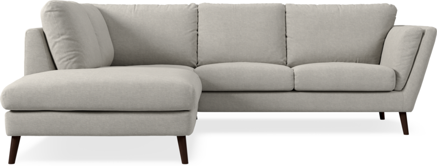 Madison Lux - 2-sits soffa med divan vänster - Grå