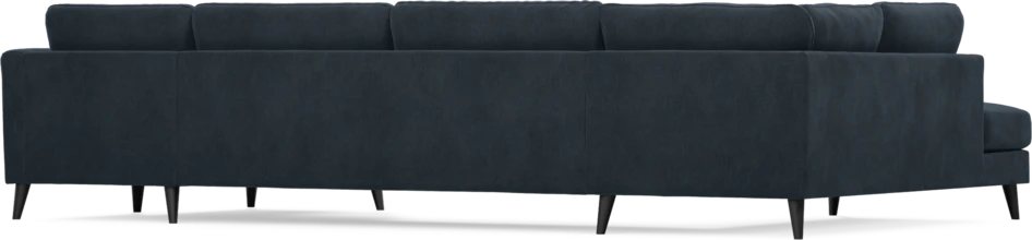 Bridge - 3-sits soffa med divan vänster och schäslong höger - Blå
