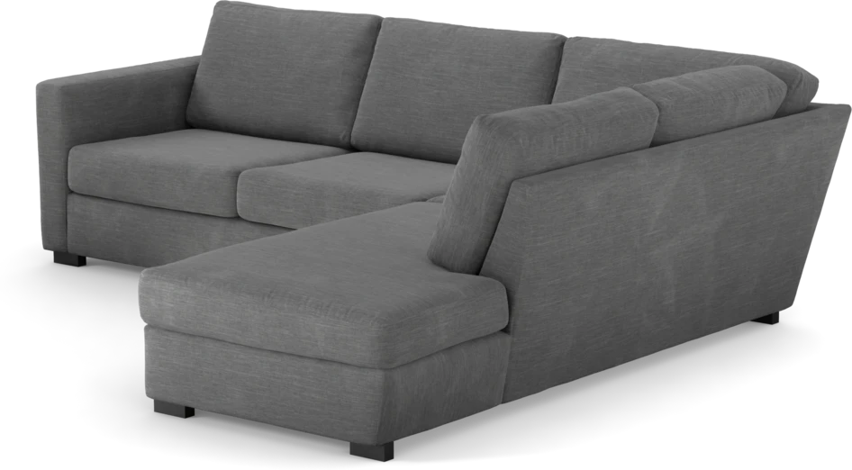 Friday - 2,5-sits soffa med divan höger - Grå