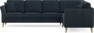 Eden - Hörnsoffa, 3+2-sits - Blå