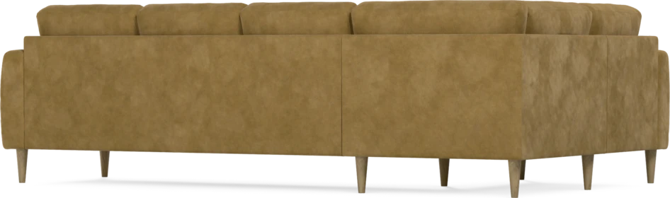 Eden - Hörnsoffa, 1+3-sits - Gul