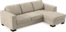 Nevada - 3-sits soffa med flyttbar schäslong - Beige