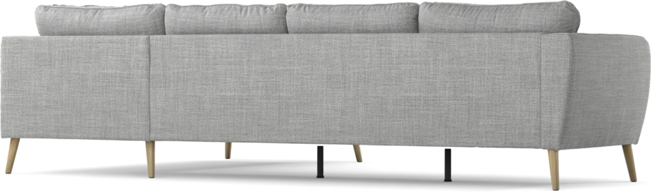 County - 3-sits soffa med divan höger - Grå