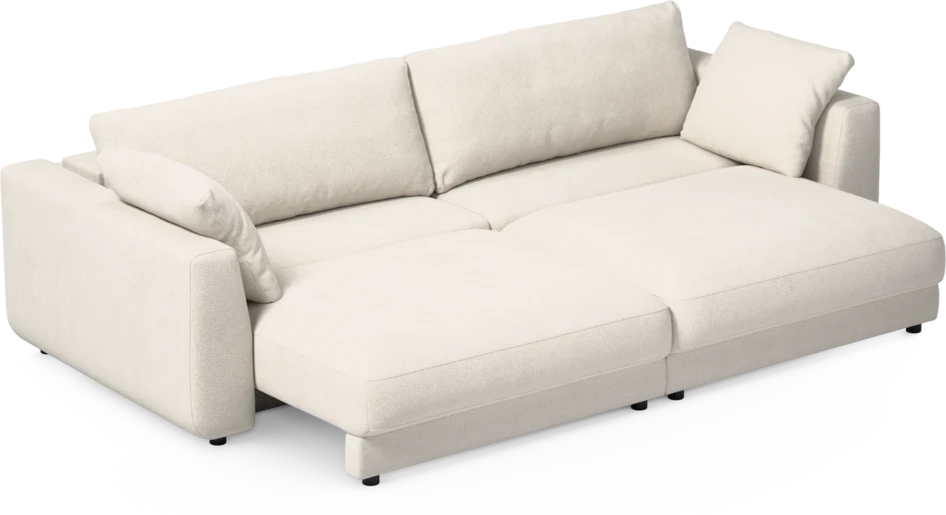Amie - Bäddsoffa 4-sits - Vit