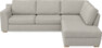 Friday - 2,5-sits soffa med divan höger - Beige