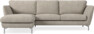 Madison Lux - 2-sits soffa med schäslong vänster - Vit