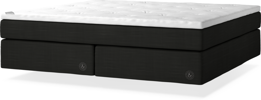 Cape Farewell Comfort - Kontinentalsäng, dubbelsäng med svävande utseende - Grå