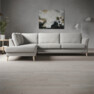 Bridge - 3-sits soffa med divan vänster - Grå