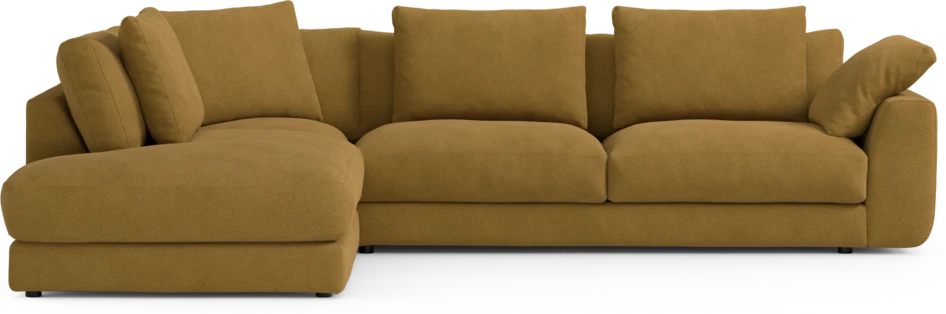 Amie - 3-sits med divan vänster - Orange