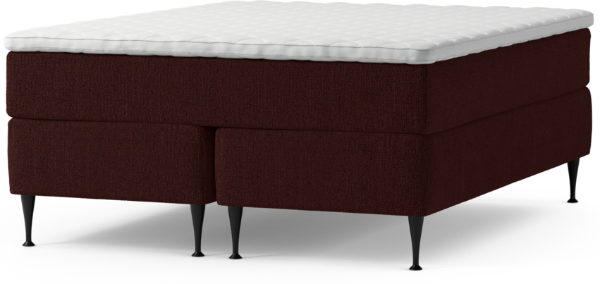 Delux Exclusive - Kontinentalsäng, dubbelsäng med bäddmadrass och sängben