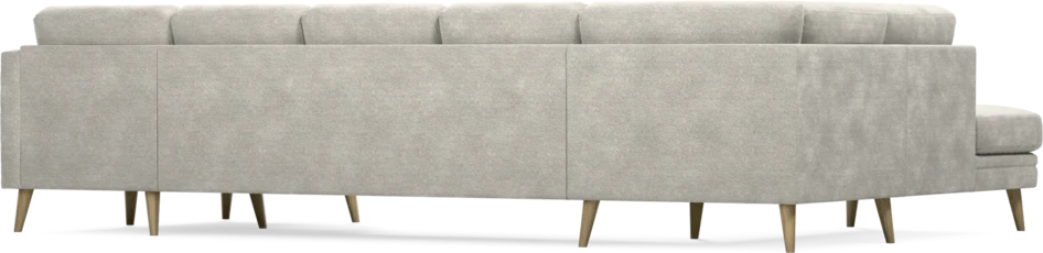 Eden - 3-sits soffa med divan vänster och schäslong höger - Grå
