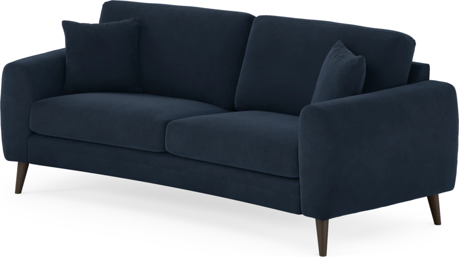 Eden - 2,5-sits soffa svängd - Blå