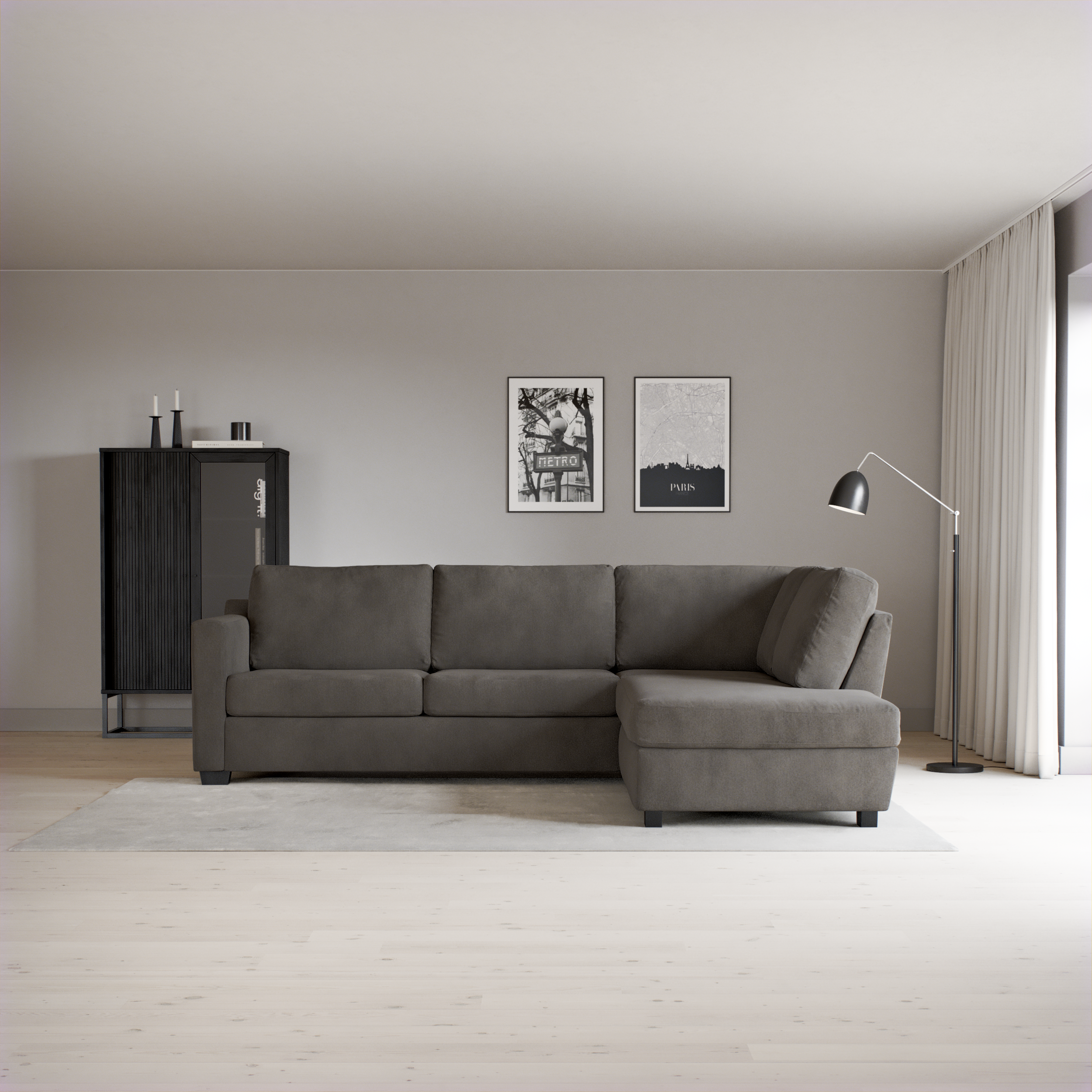 Friday - 2,5-sits soffa med divan höger - inspiration