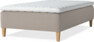 Delux Dream - Ramsäng, enkelsäng med bäddmadrass - Beige