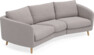 Madison - 3-sits soffa svängd, 70 cm - Grå
