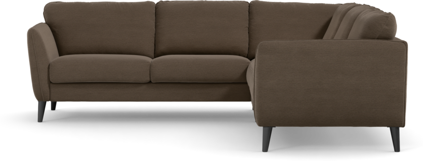 Bridge - Hörnsoffa, 2+2-sits - Brun