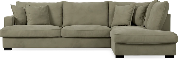 Mila, 3-sits soffa med divan höger