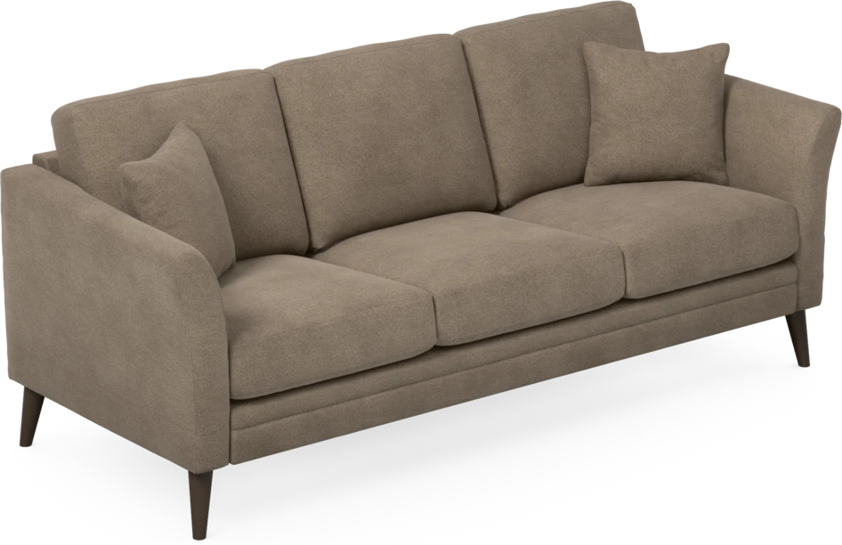 Eden - 3-sits soffa - Brun