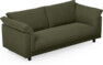Cherrie - 2,5-sits soffa, hel dyna, fast klädsel - Grön