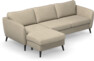 County - 3-sits soffa med flyttbar schäslong - Beige