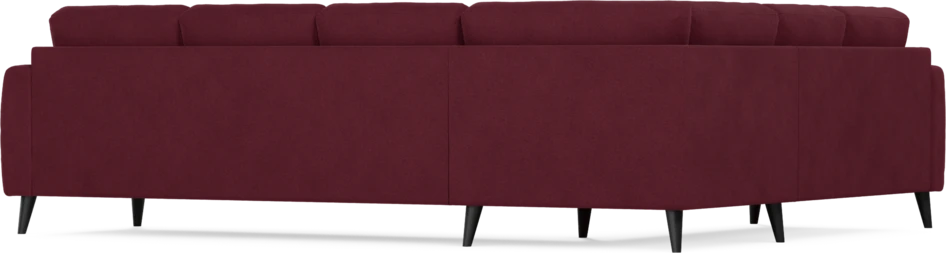 Eden - Hörnsoffa, 2+3-sits - Röd
