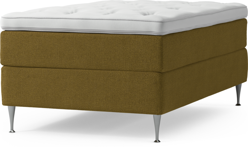 Delux Dream - Kontinentalsäng, enkelsäng 120 cm med bäddmadrass och sängben