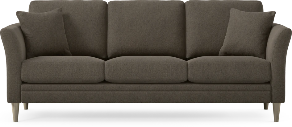 Eden - 3-sits soffa - Brun