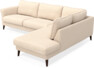 Bridge - 3-sits soffa med divan höger - Beige