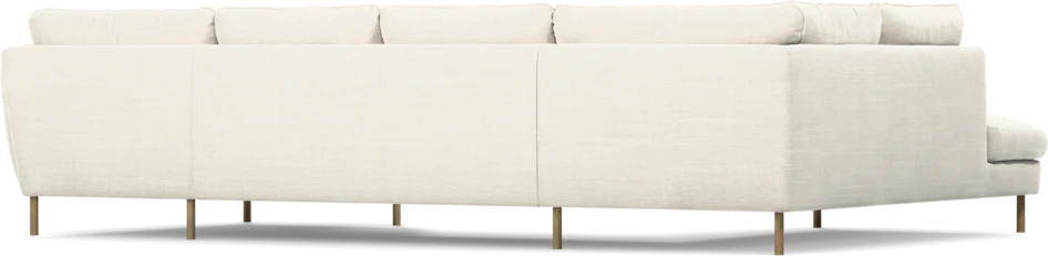 Madison - 2-sits soffa med divan vänster och schäslong höger - Vit