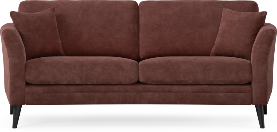 Eden - 2,5-sits soffa svängd - Röd