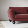 Madison Lux - 3-sits soffa med divan höger - Rosa