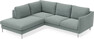 Madison - 2-sits soffa med divan vänster - Turkos