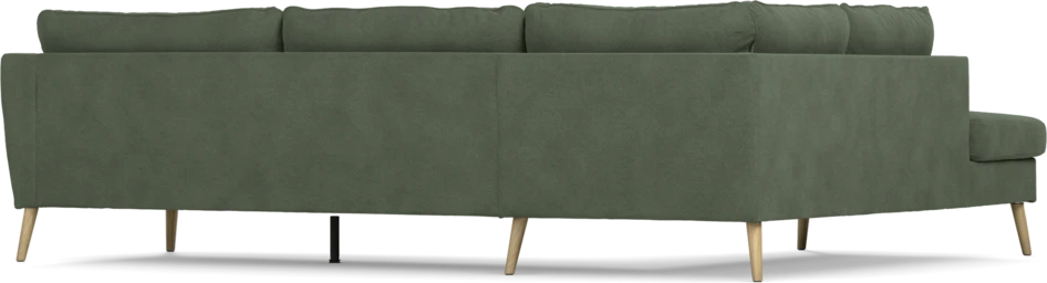 County - 2,5-sits soffa med divan vänster - Grön