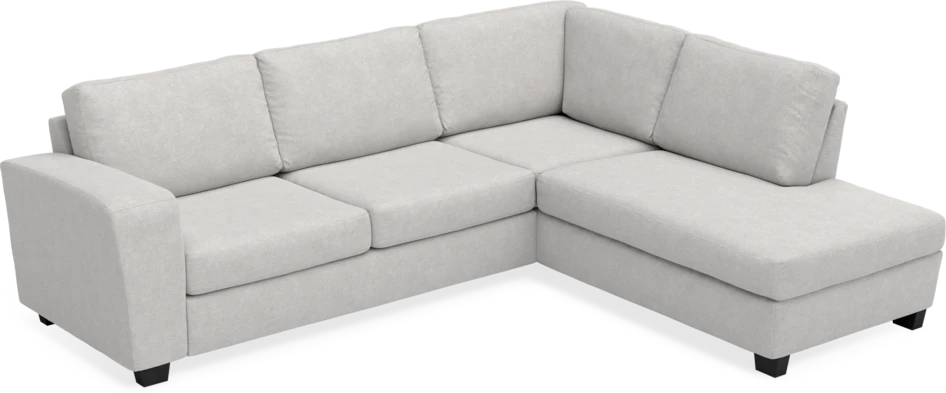 Friday - 2,5-sits soffa med divan höger - Grå