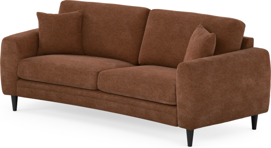 Eden - 2,5-sits soffa svängd - Orange