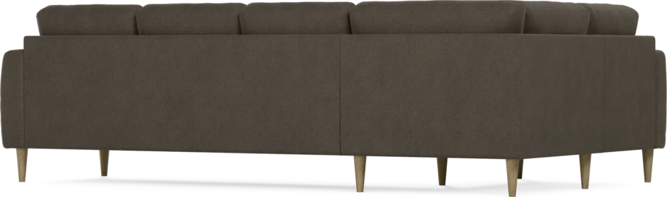 Eden - Hörnsoffa, 1+3-sits - Brun