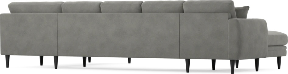 Eden - 3-sits soffa med schäslong vänster och divan höger - Grå