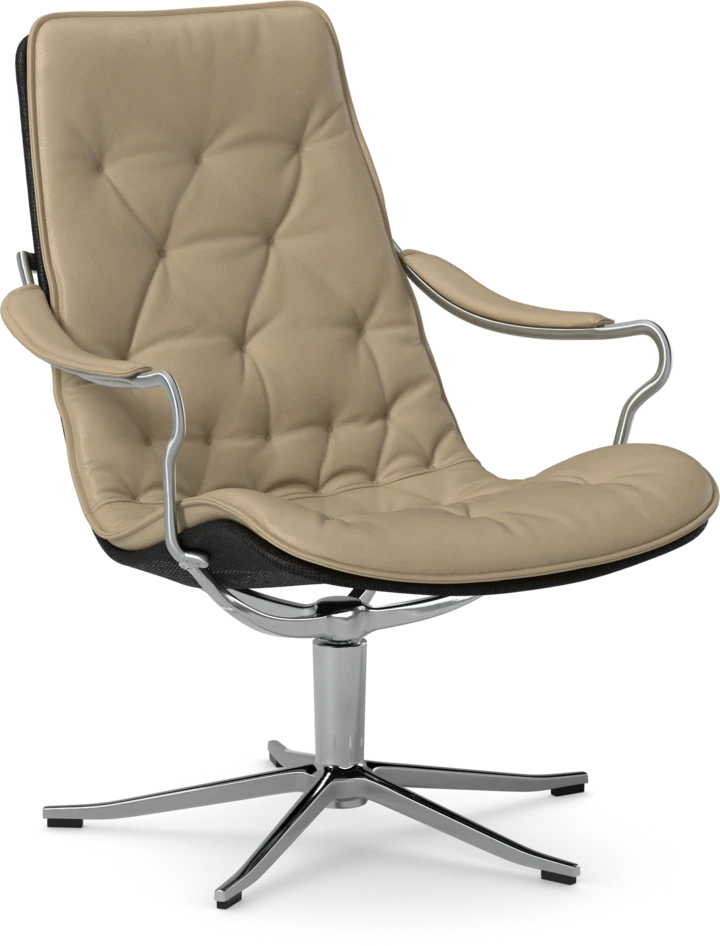 Moore - Fåtölj låg rygg - Beige