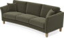 Eden - 3-sits svängd - Brun