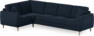 Eden - Hörnsoffa, 1+3-sits - Blå