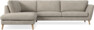 Madison Lux - 3-sits soffa med divan vänster - Vit