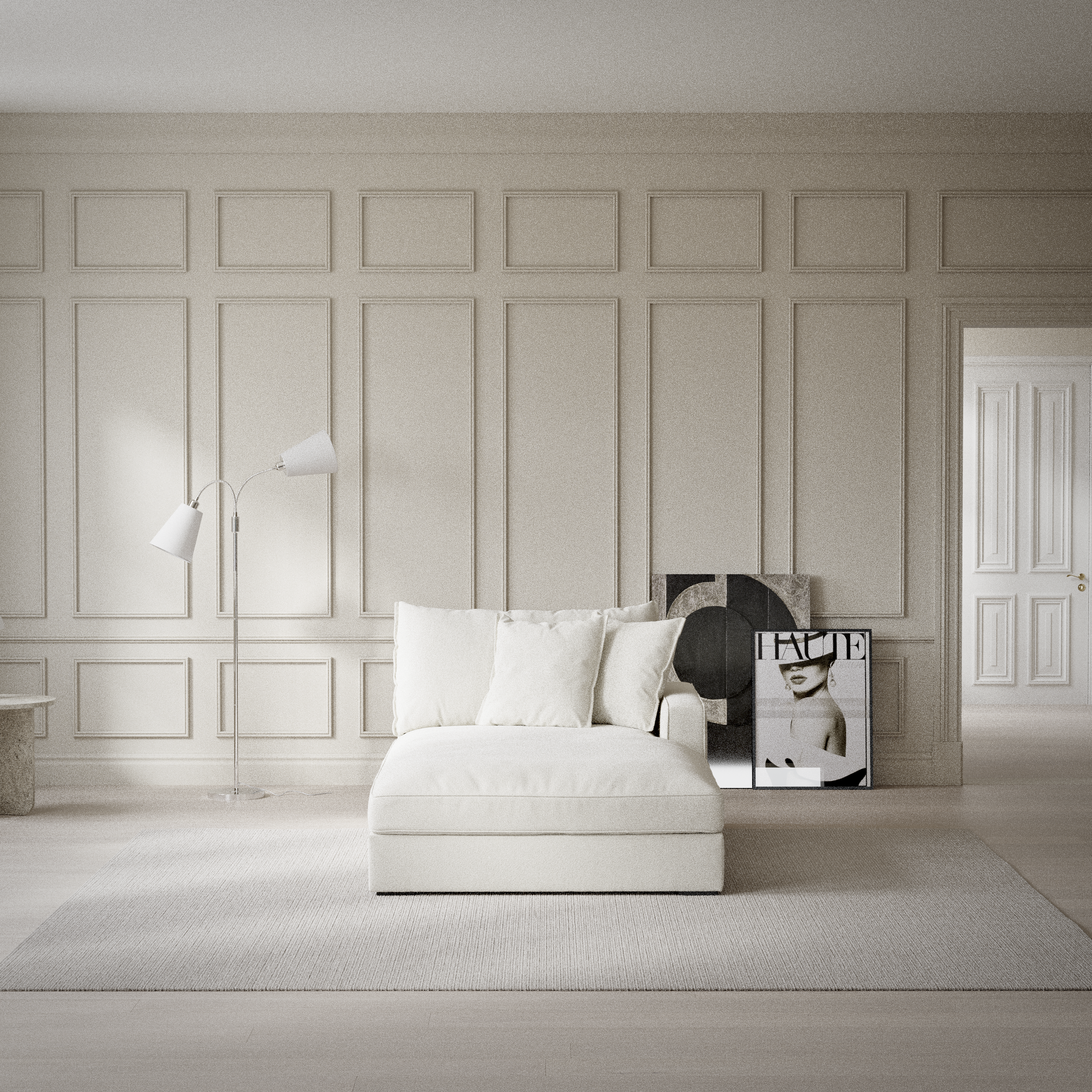 Rossi, Schäslong höger