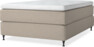 Delux Dream - Kontinentalsäng, enkelsäng 140 cm med bäddmadrass - Beige