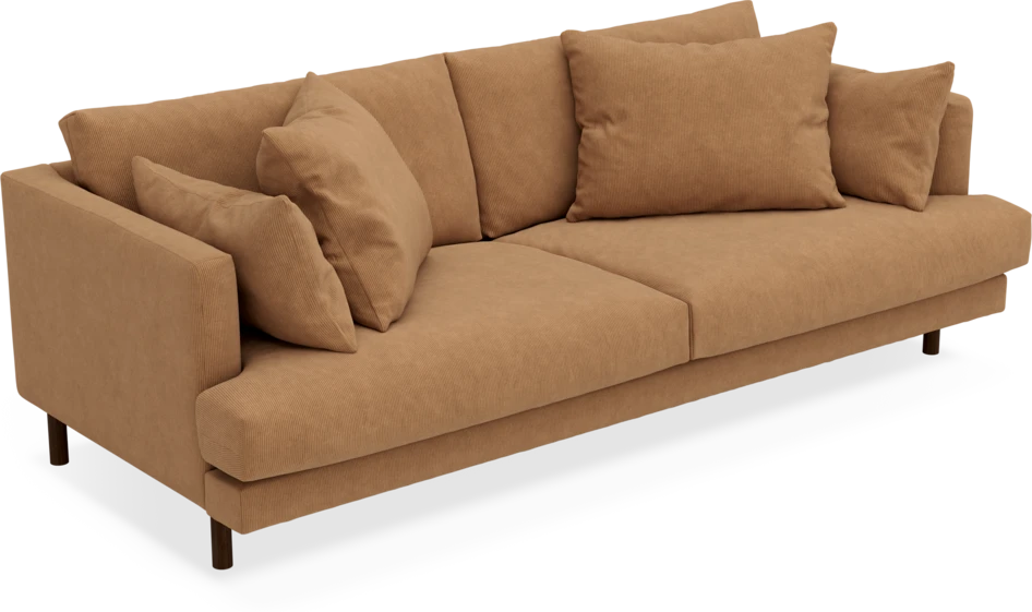Harper - 3-sits soffa - Gul