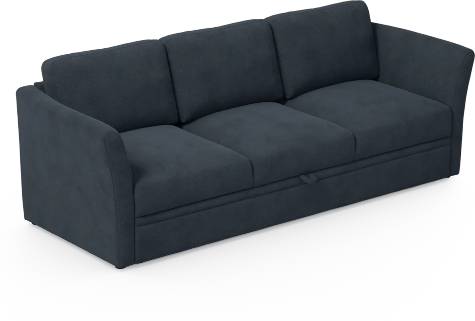 Öland - Bäddsoffa 3-sits, längsbäddad - Blå