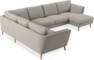 Madison Lux - Hörnsoffa med schäslong höger - Beige