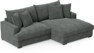 Mila - 2-sits soffa med schäslong XL höger - Grå