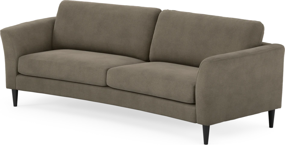 Bridge - 3-sits soffa svängd - Beige