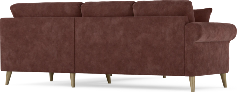 Eden - Hörnsoffa, 2+2-sits - Röd
