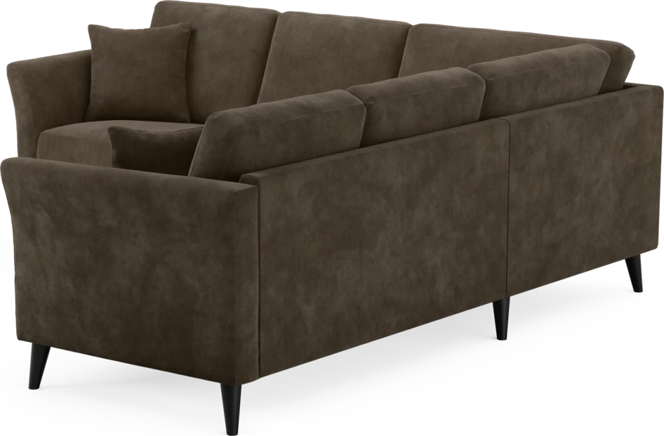 Eden - Hörnsoffa, 2+2-sits - Brun